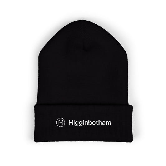 Embroidered Higginbotham Logo Cuffed Beanie