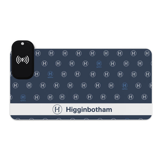 LED Wireless Charging Gaming Mouse Pad — RGB Desk Mat with Qi Charger