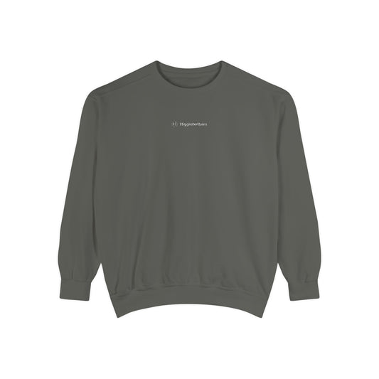 Comfort Colors Sweatshirt — Garment-Dyed Crewneck with Embroidery