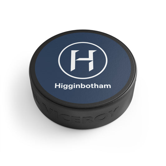 Personalized Hockey Puck — Custom Monogram 'Higginbotham' Team Puck