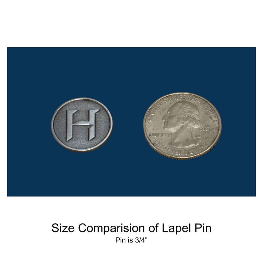 H Lapel Pin