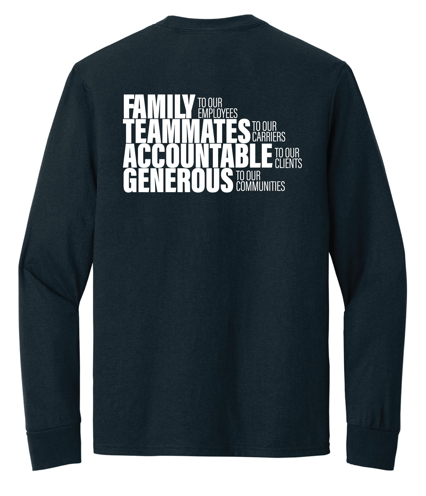 Higginbotham 2026 Values Long Sleeve Tee