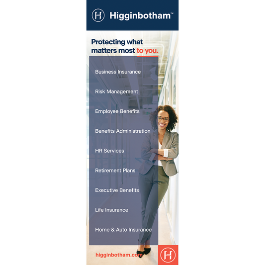 Hopup 2.5ft Backlit Straight Tension Fabric Display Kit: "Values" Design