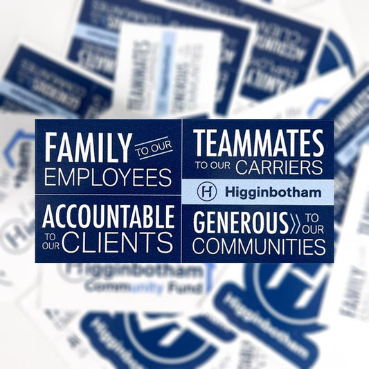 Custom Higginbotham Decals