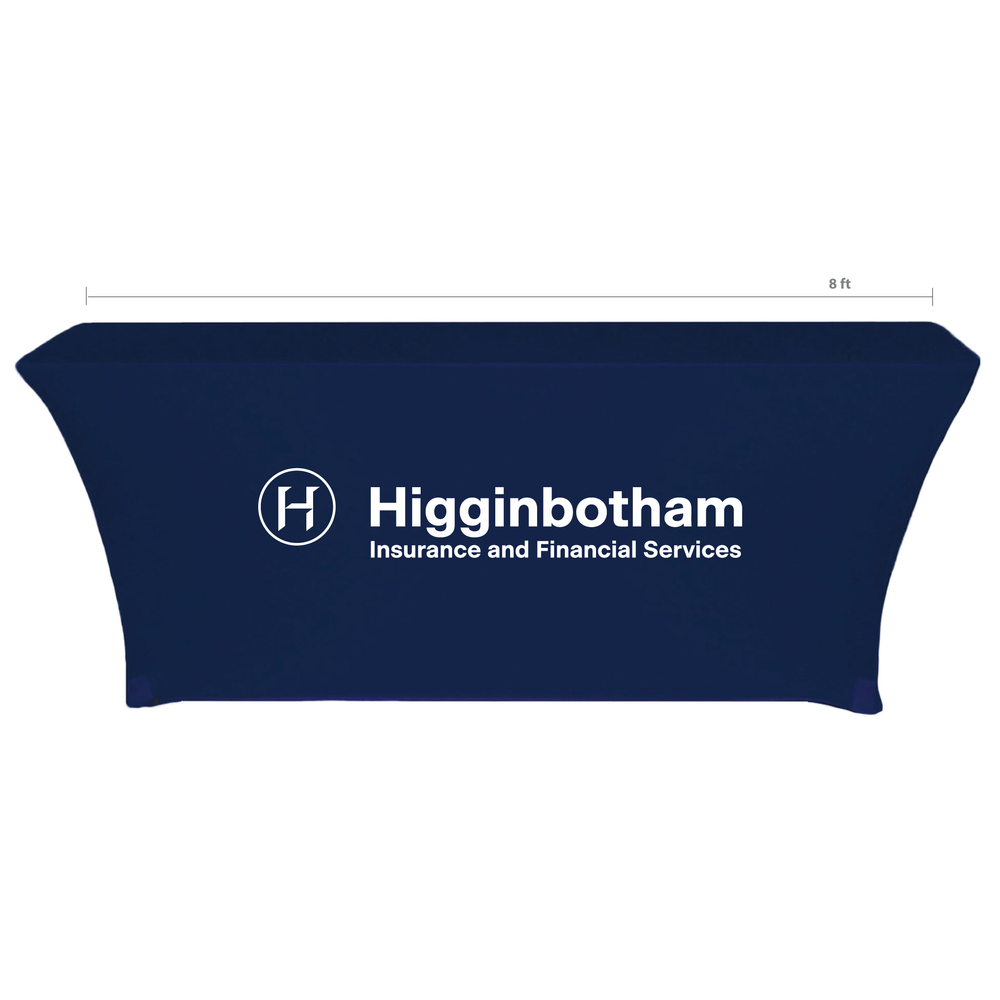 8' Stretch Fit Dye Sublimated Table Cover