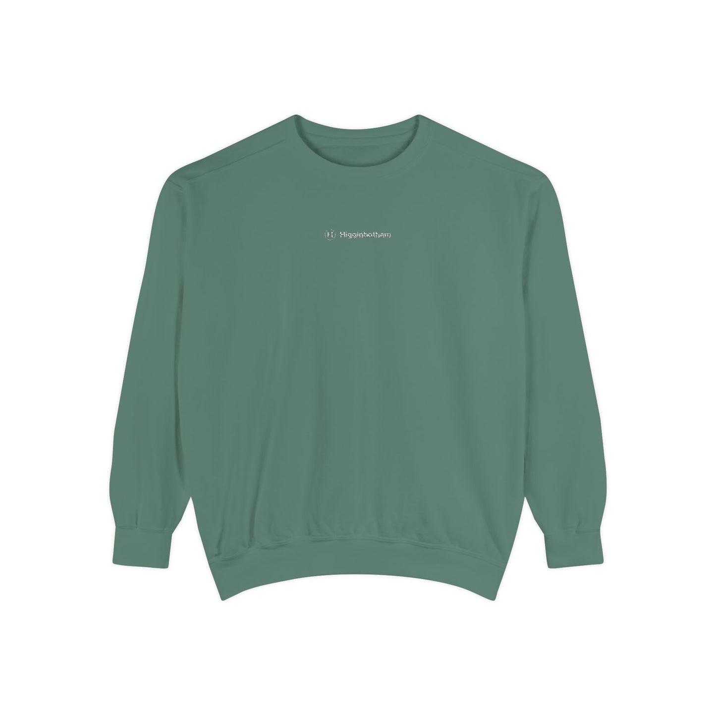 Comfort Colors Sweatshirt — Garment-Dyed Crewneck with Embroidery