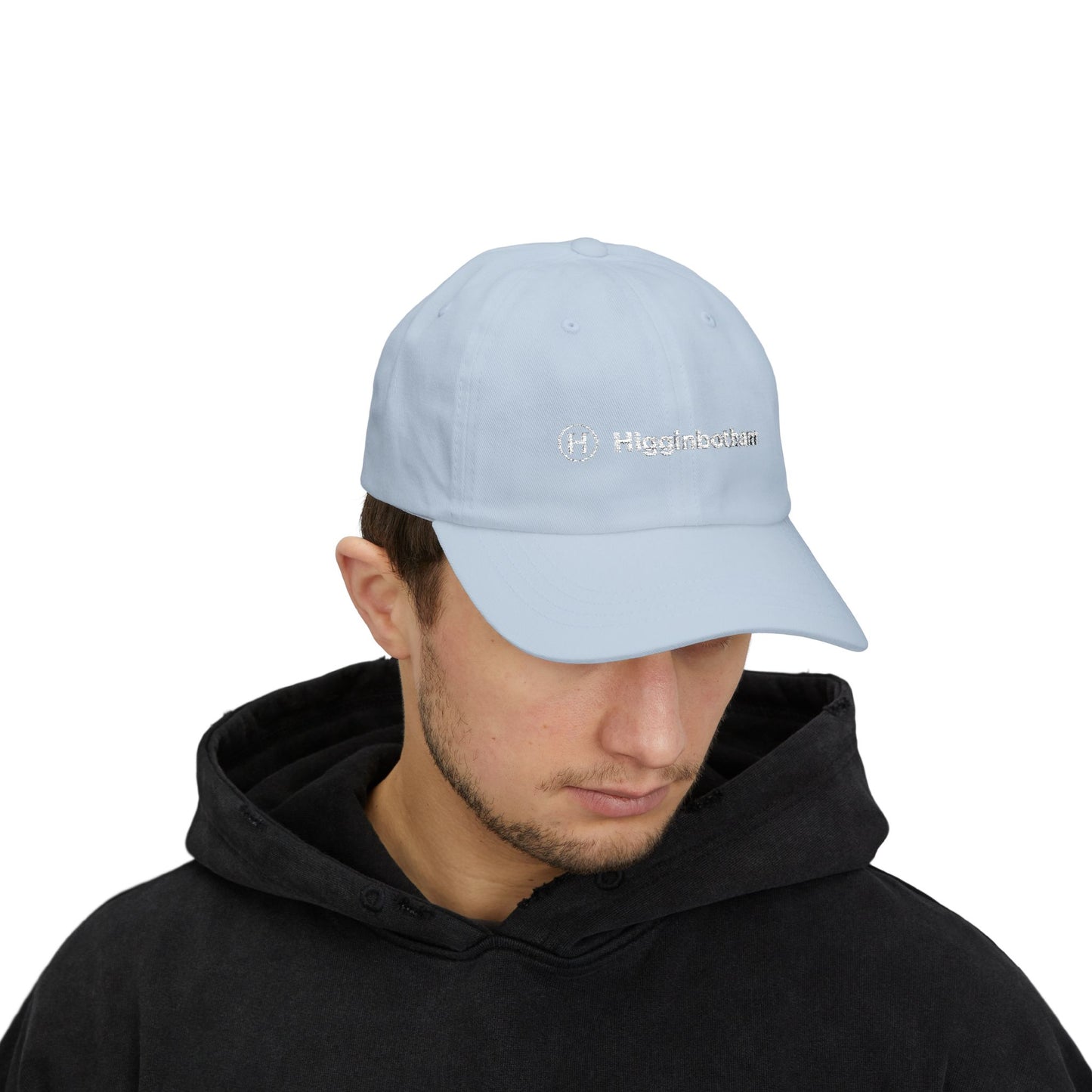 Embroidered 'Higginbotham' Classic Dad Cap — Minimal Logo Baseball Hat