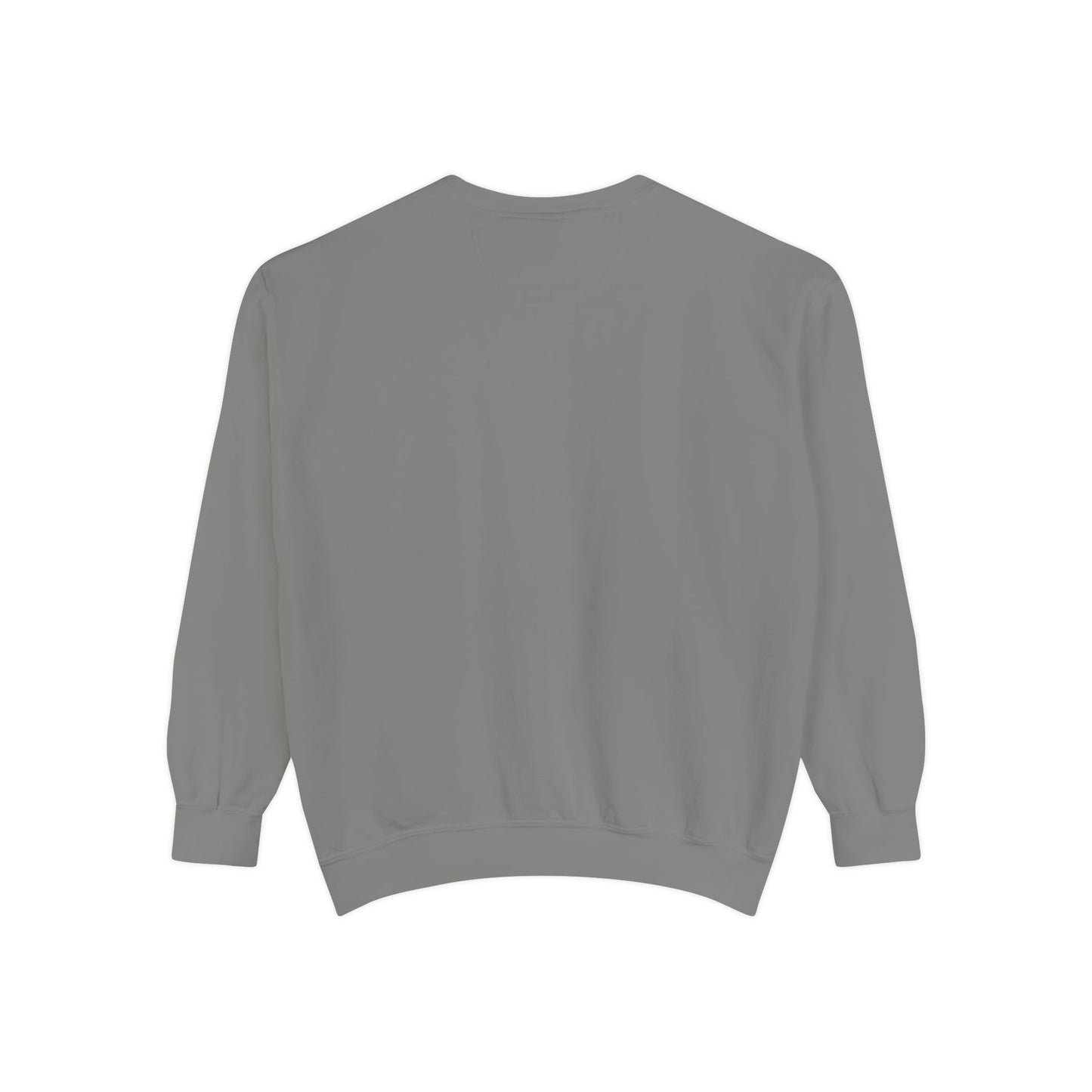 Comfort Colors Sweatshirt — Garment-Dyed Crewneck with Embroidery