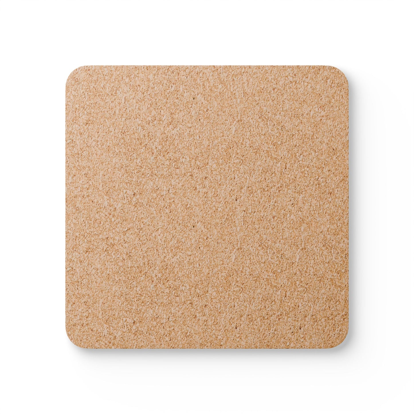 Monogram H Pattern Cork Coaster Set  (Set of 4)