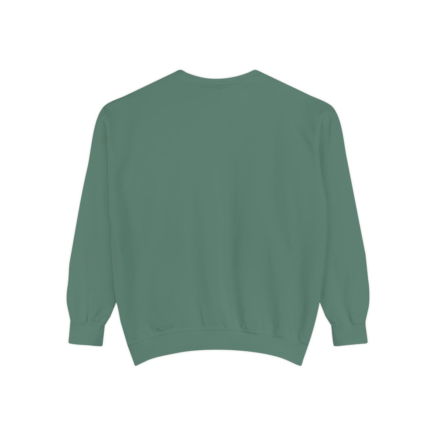 Comfort Colors Sweatshirt — Garment-Dyed Crewneck with Embroidery