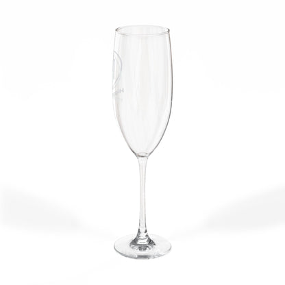 Engravable 8oz Champagne Flute - Personalized Wedding & Celebration Glass