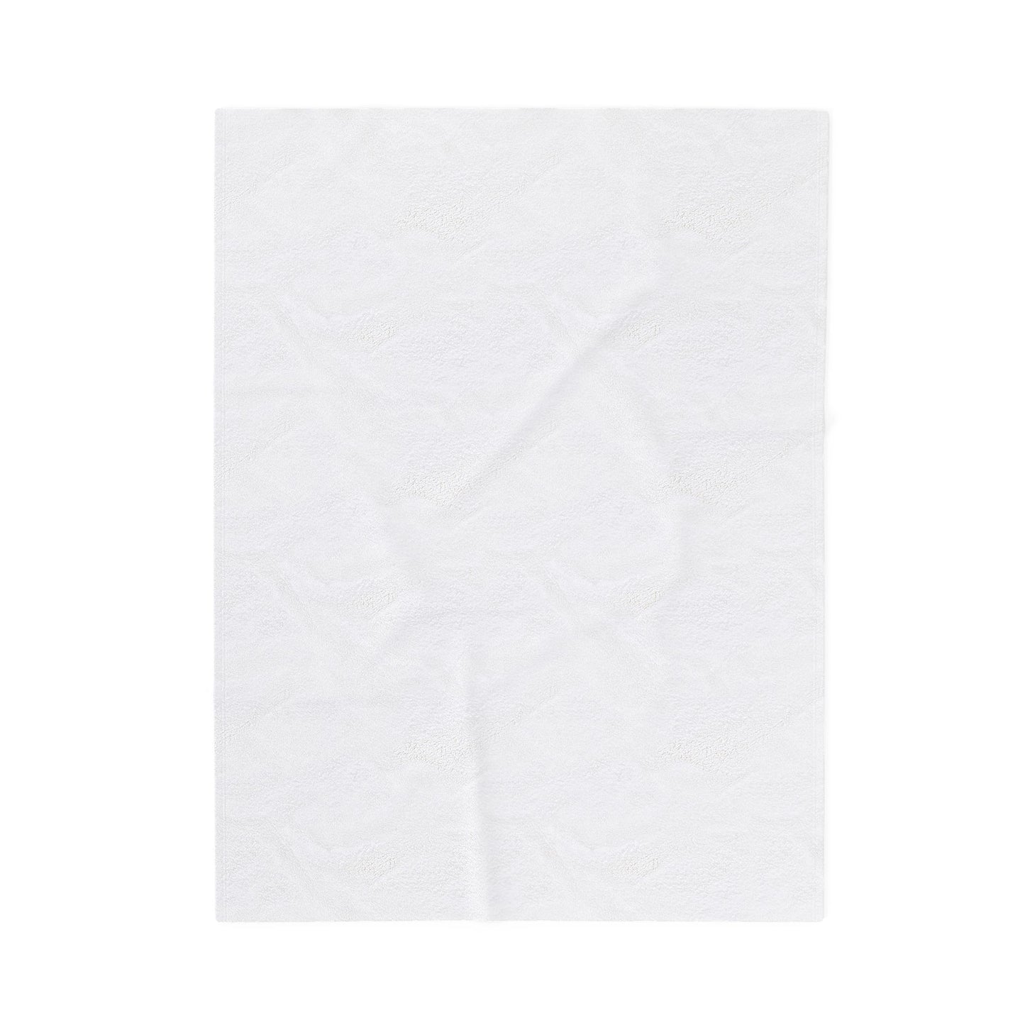 Personalized Monogram Plush Blanket — 'Higginbotham' Navy Velveteen Throw