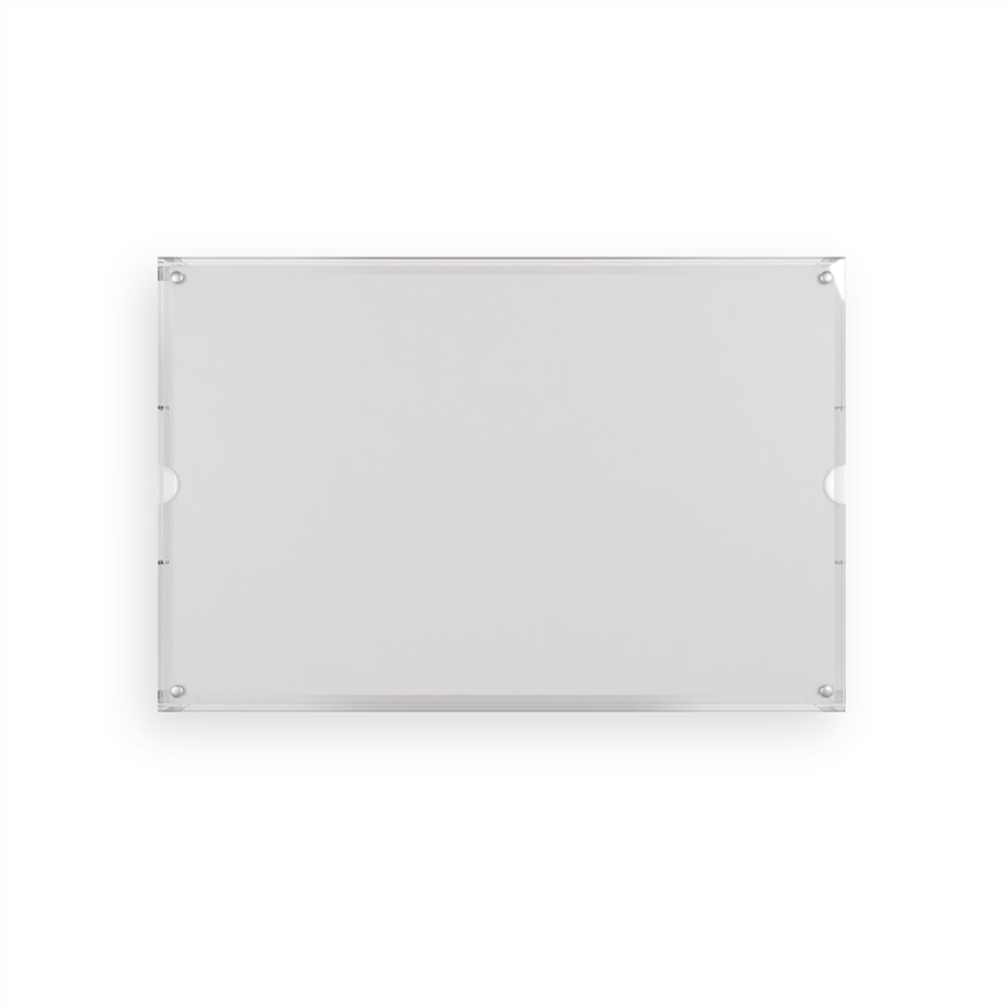 Navy Hex Monogram Acrylic Serving Tray