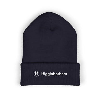 Embroidered Higginbotham Logo Cuffed Beanie