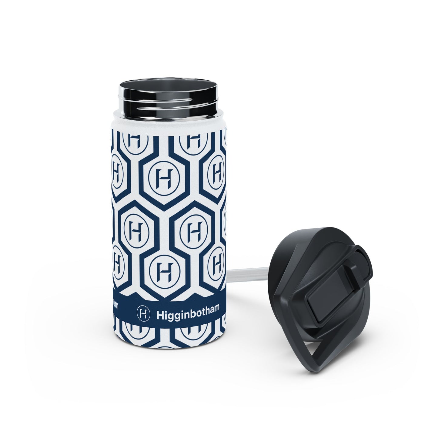 Higg Pattern Stainless Steel Water Bottle