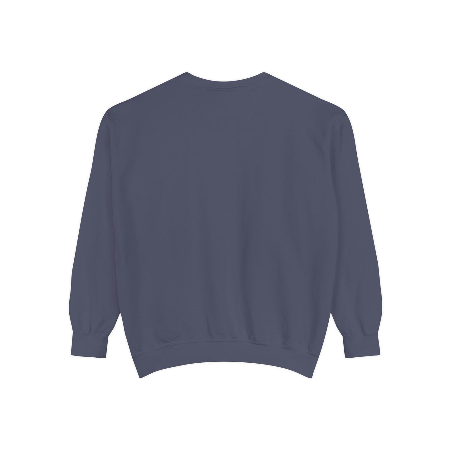 Comfort Colors Sweatshirt — Garment-Dyed Crewneck with Embroidery