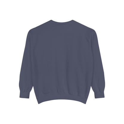 Comfort Colors Sweatshirt — Garment-Dyed Crewneck with Embroidery
