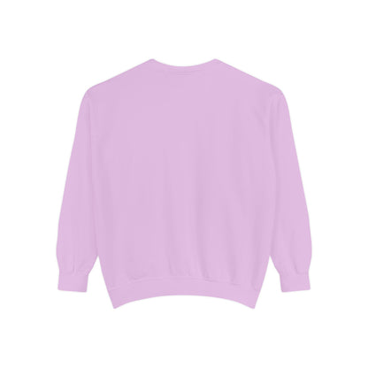 Comfort Colors Sweatshirt — Garment-Dyed Crewneck with Embroidery