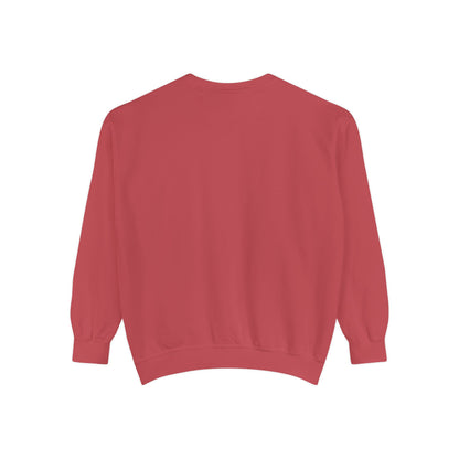 Comfort Colors Sweatshirt — Garment-Dyed Crewneck with Embroidery
