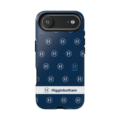 Navy Monogram Tough Phone Case — Shielded Slim Protective Cover