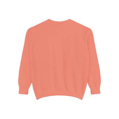 Comfort Colors Sweatshirt — Garment-Dyed Crewneck with Embroidery