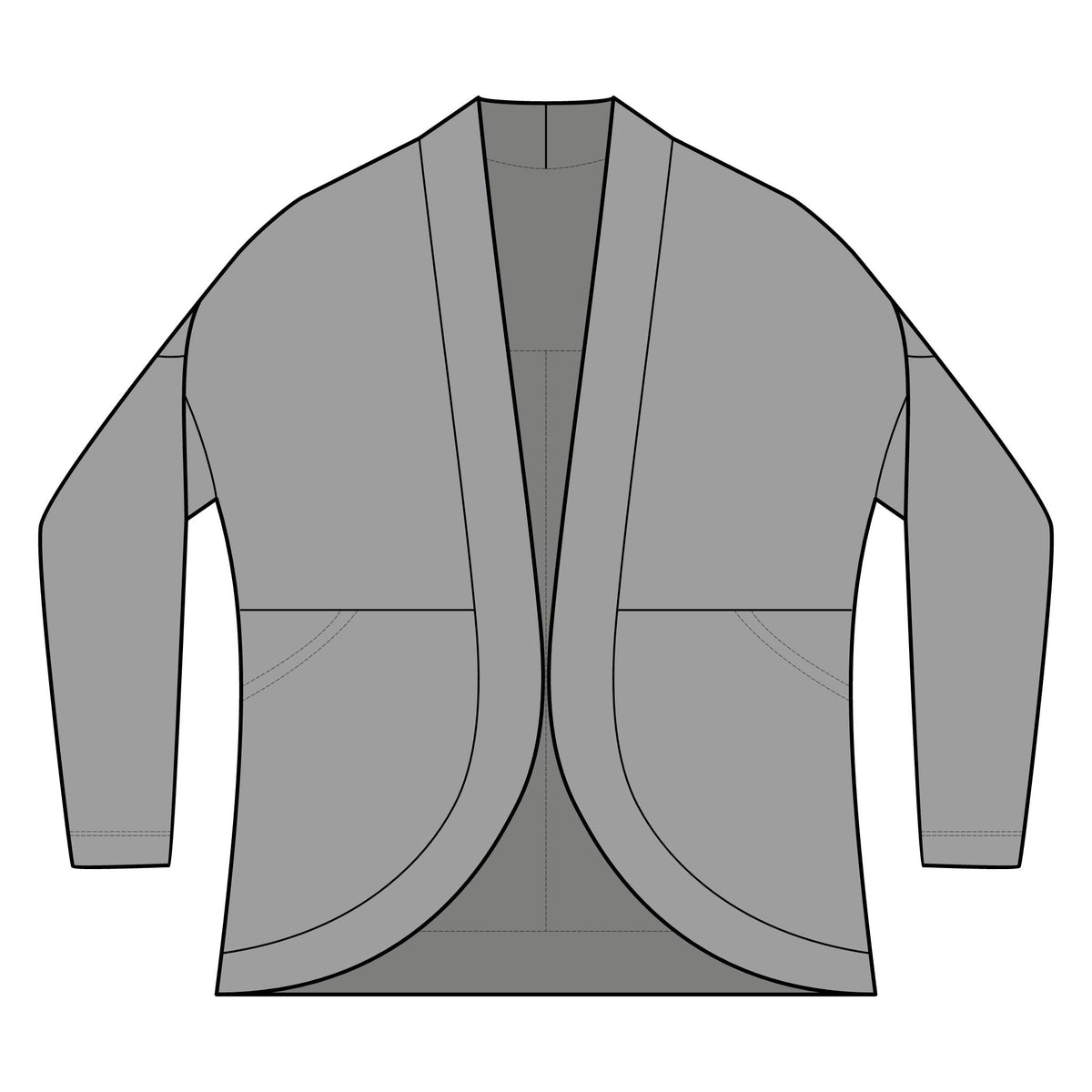 Women's Stretch Open-Front Cardigan