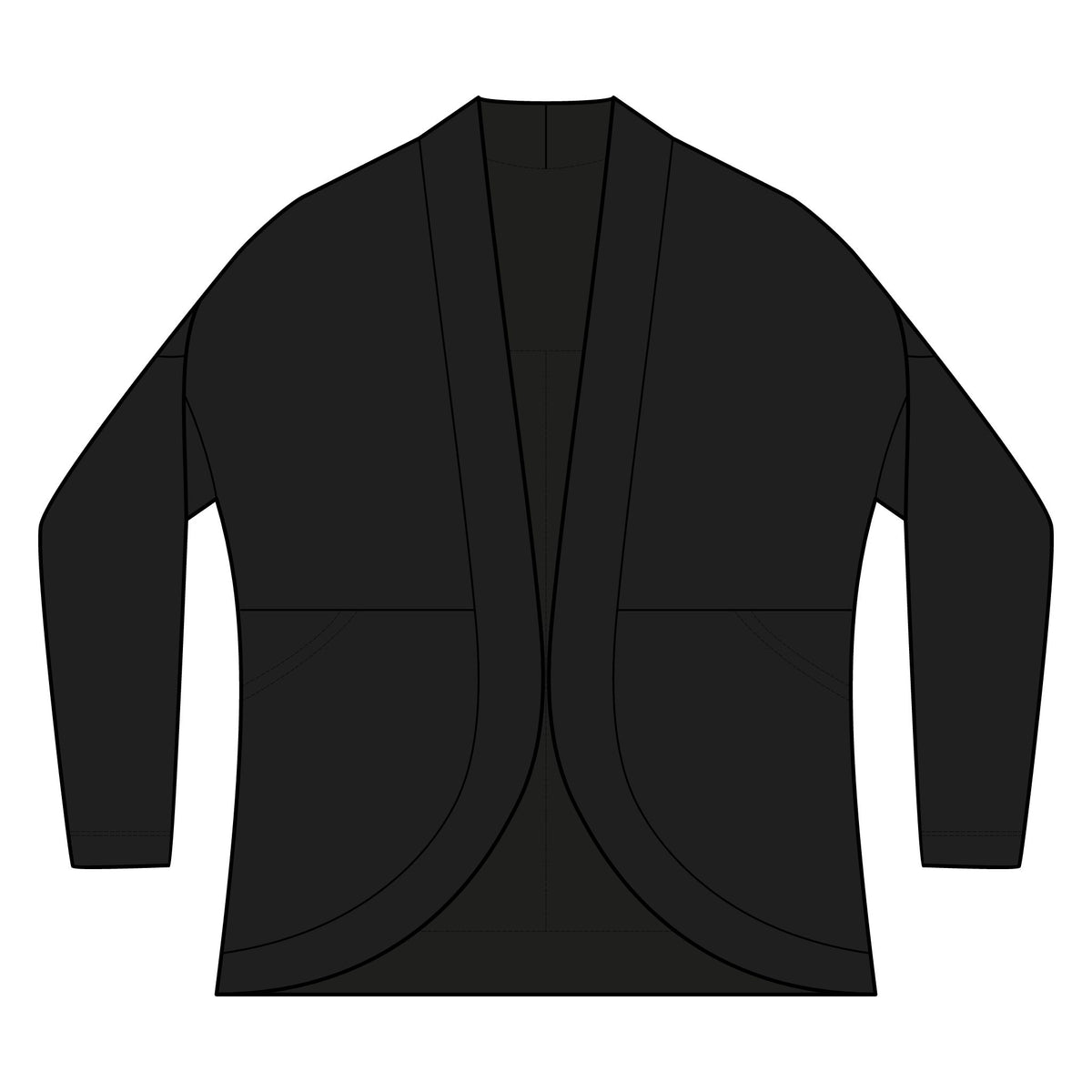 Women's Stretch Open-Front Cardigan