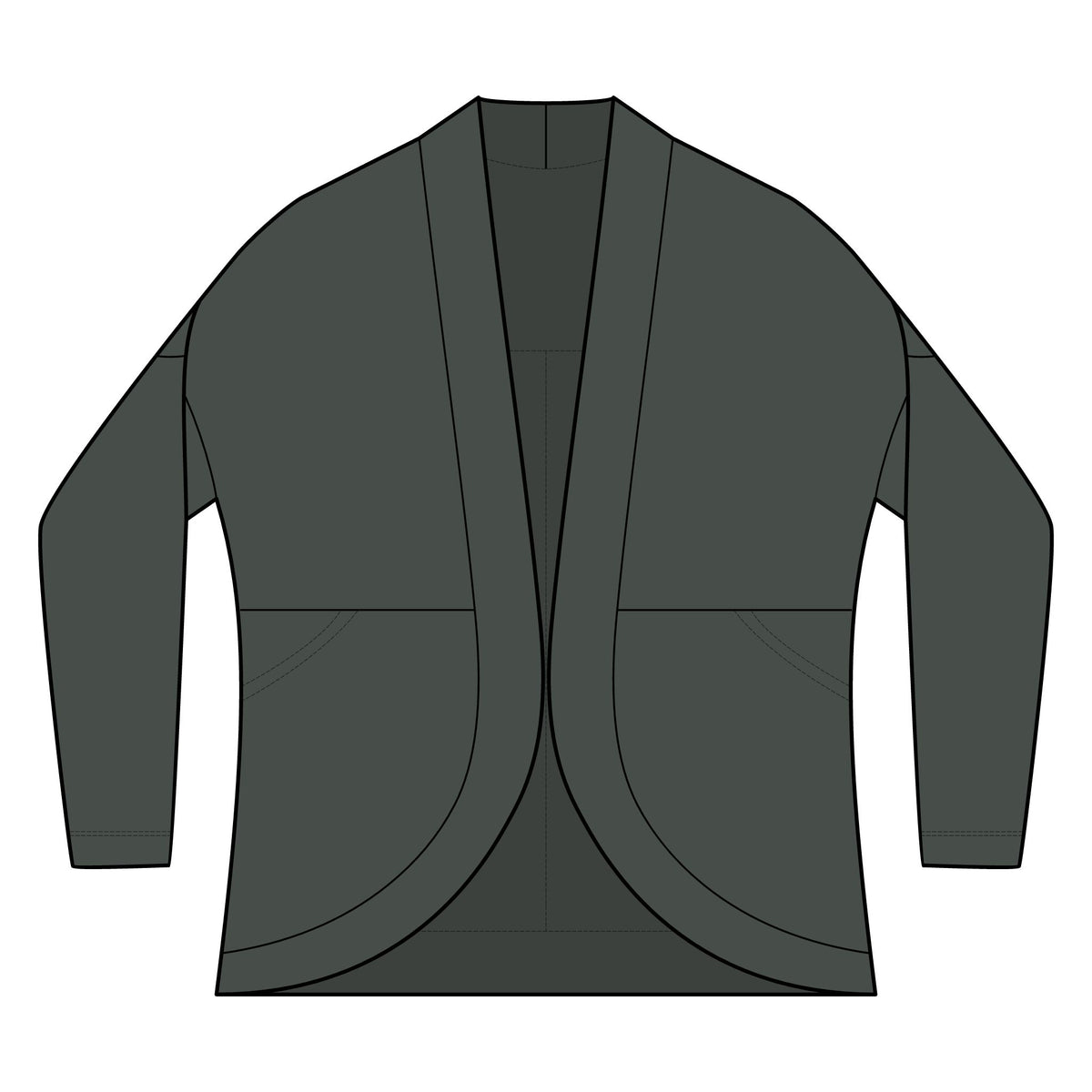 Women's Stretch Open-Front Cardigan