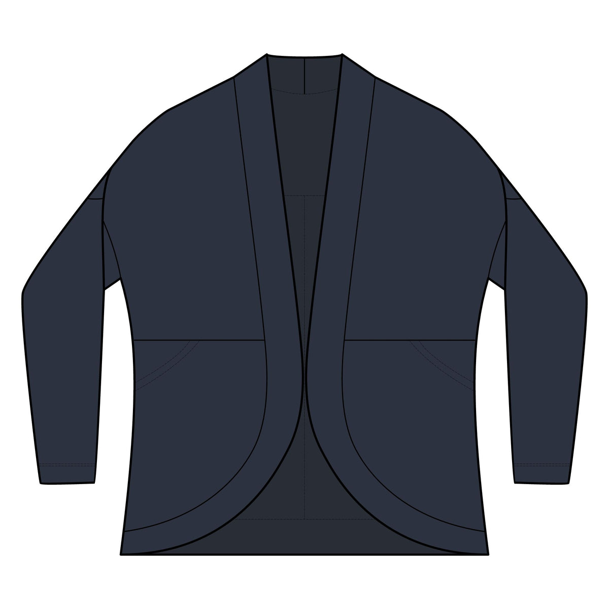 Women's Stretch Open-Front Cardigan