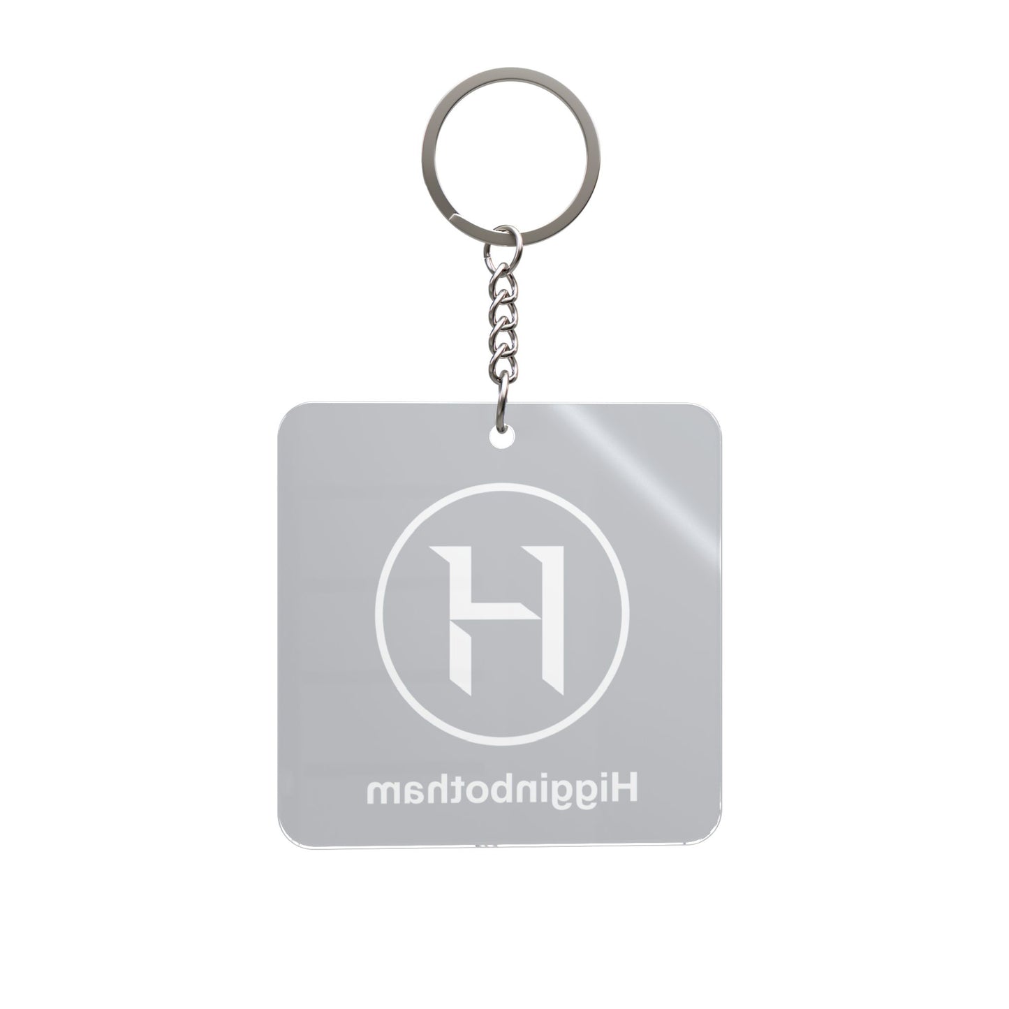 Custom Logo Square Keychain
