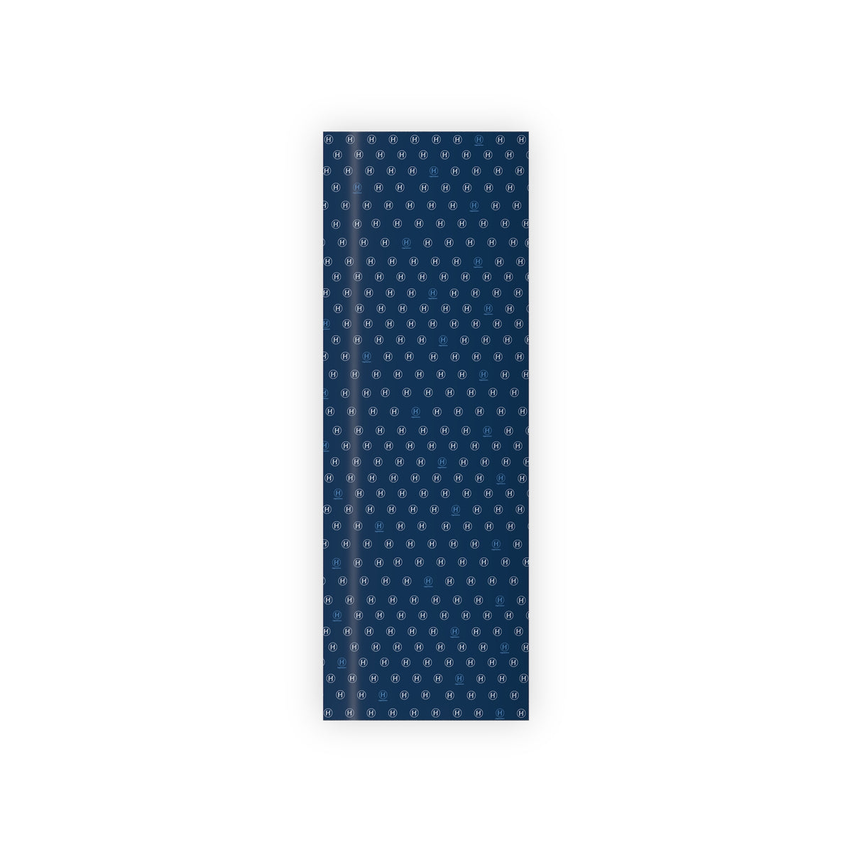 Navy Higginbotham Logo Gift Wrap Roll