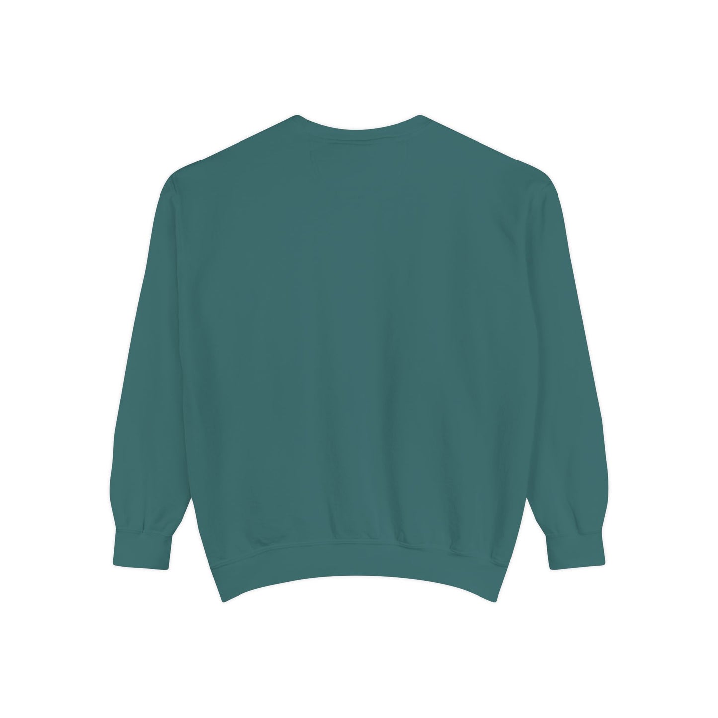 Comfort Colors Sweatshirt — Garment-Dyed Crewneck with Embroidery