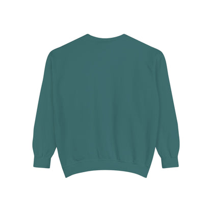 Comfort Colors Sweatshirt — Garment-Dyed Crewneck with Embroidery
