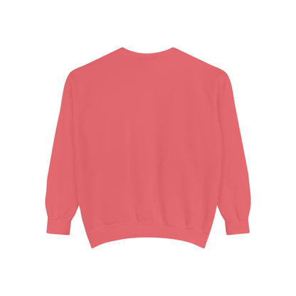 Comfort Colors Sweatshirt — Garment-Dyed Crewneck with Embroidery