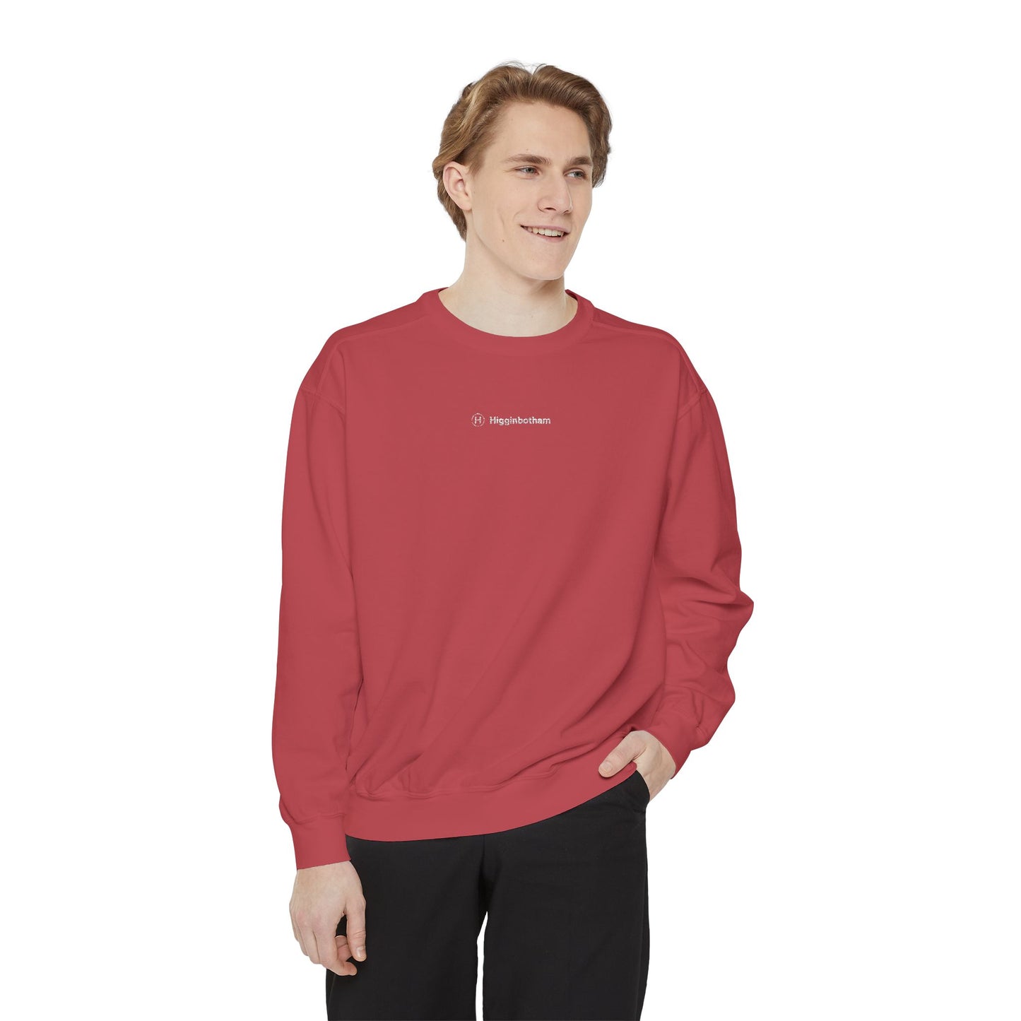 Comfort Colors Sweatshirt — Garment-Dyed Crewneck with Embroidery