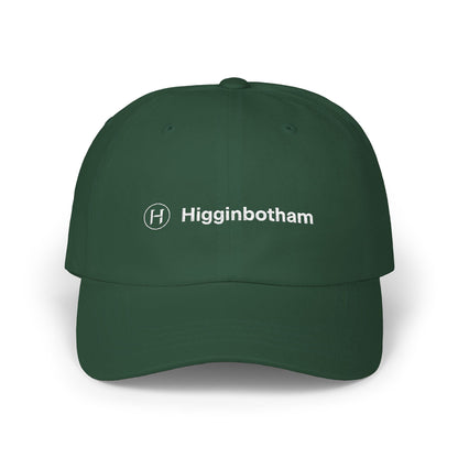 Embroidered 'Higginbotham' Classic Dad Cap — Minimal Logo Baseball Hat