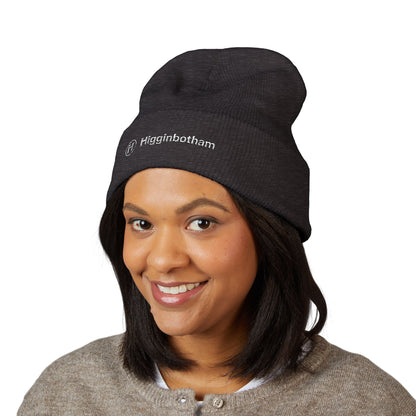 Embroidered Higginbotham Logo Cuffed Beanie