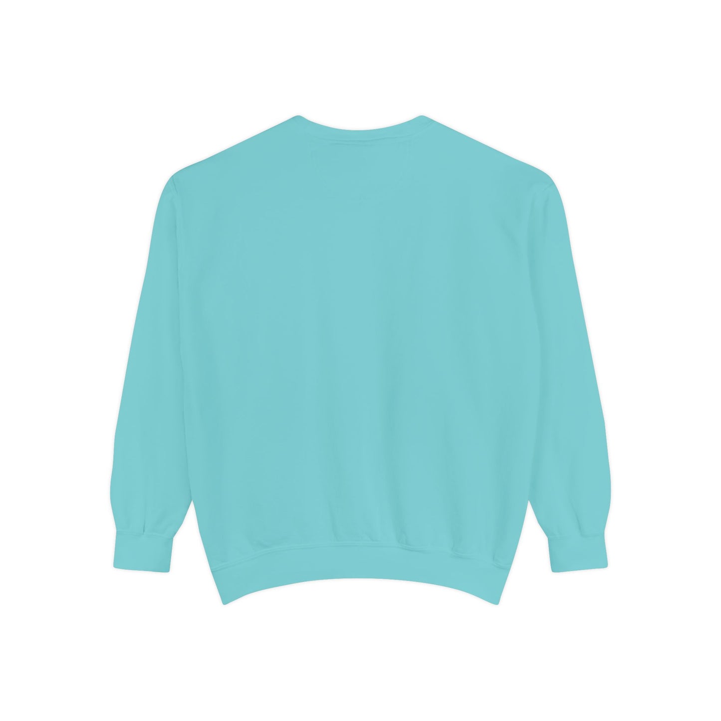 Comfort Colors Sweatshirt — Garment-Dyed Crewneck with Embroidery