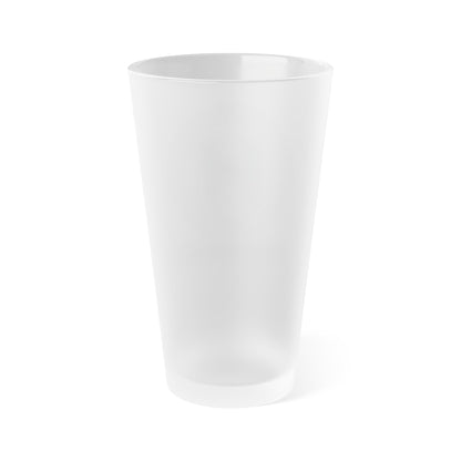 Frosted Pint Glass (16oz) — Higginbotham Logo