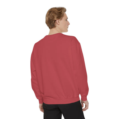 Comfort Colors Sweatshirt — Garment-Dyed Crewneck with Embroidery
