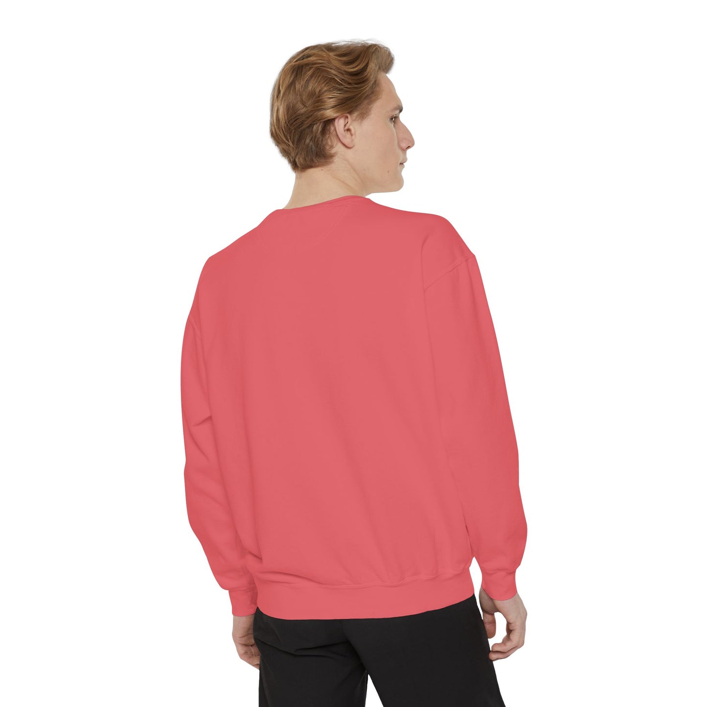 Comfort Colors Sweatshirt — Garment-Dyed Crewneck with Embroidery