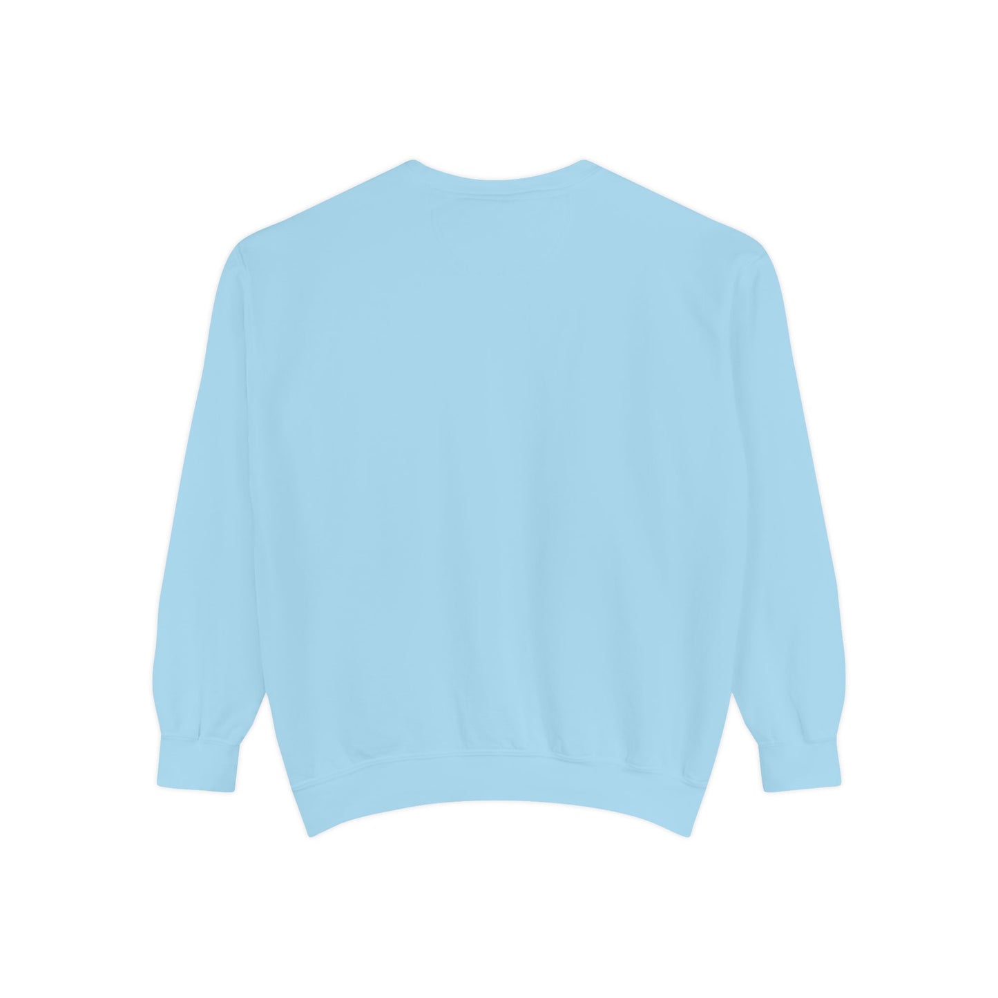 Comfort Colors Sweatshirt — Garment-Dyed Crewneck with Embroidery