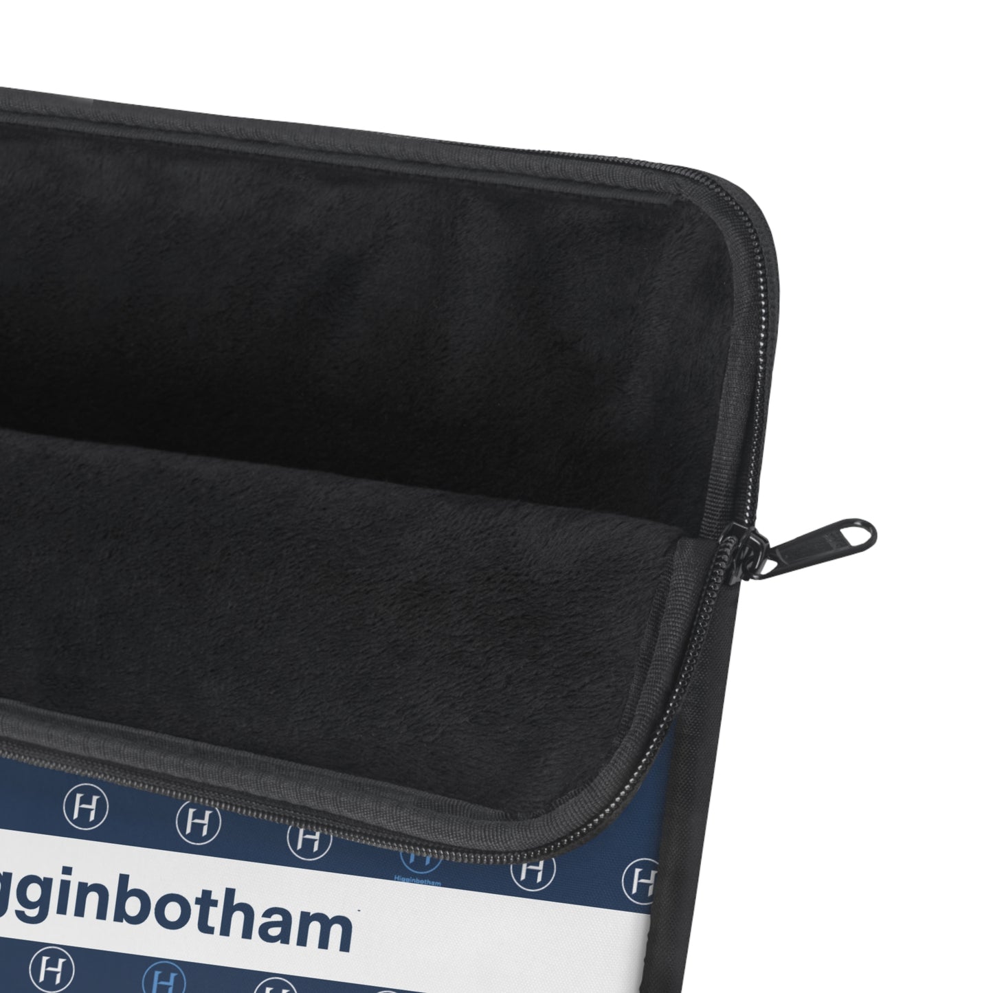 Monogrammed Navy Pattern Laptop Sleeve