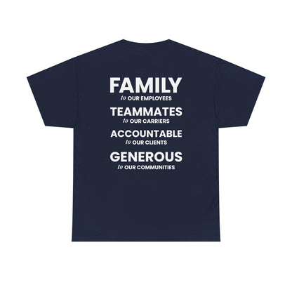 100% COTTON - Higginbotham 2026 Values Short Sleeve Tee