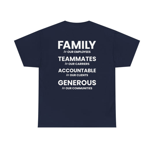 100% COTTON - Higginbotham 2026 Values Short Sleeve Tee