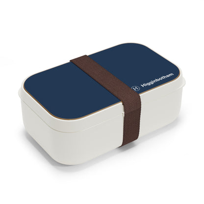 Personalized Navy Bento Lunch Box — Custom Name Insulated Meal Container