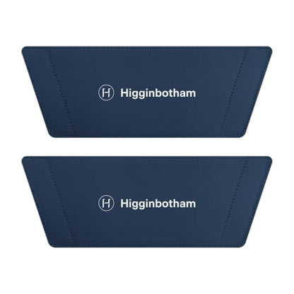 Removable-Strap Slide Sandals — Custom Navy Logo Slides for Women