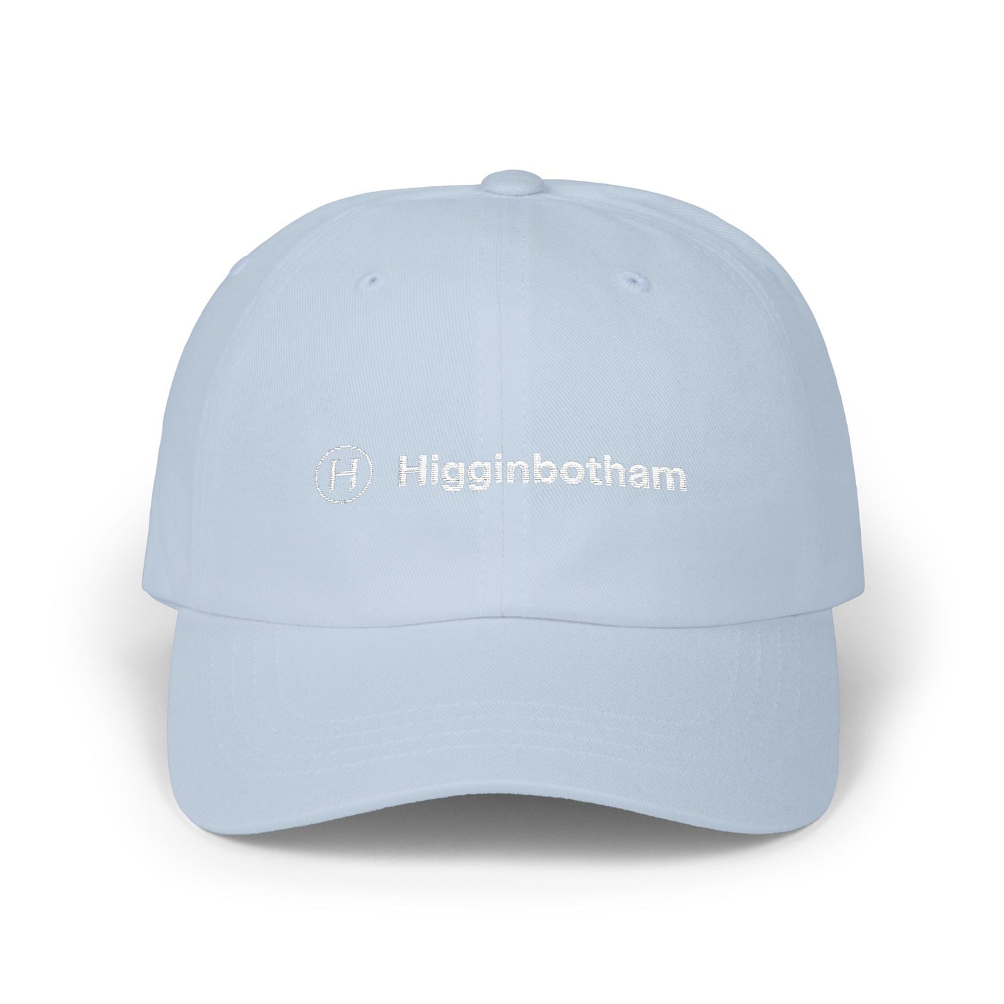 Embroidered 'Higginbotham' Classic Dad Cap — Minimal Logo Baseball Hat