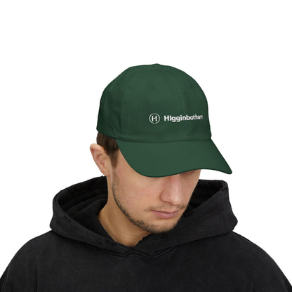 Embroidered 'Higginbotham' Classic Dad Cap — Minimal Logo Baseball Hat