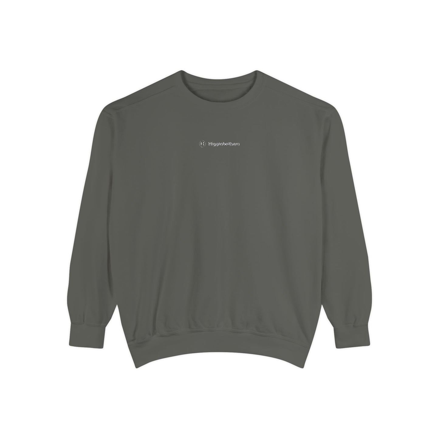 Comfort Colors Sweatshirt — Garment-Dyed Crewneck with Embroidery